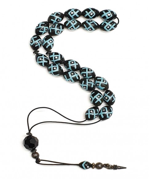 Κομπολόι από Έβενο KOM12786