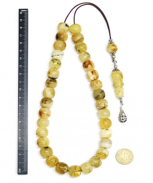 Κομπολόι 33άρι από Κεχριμπάρι KOM12772