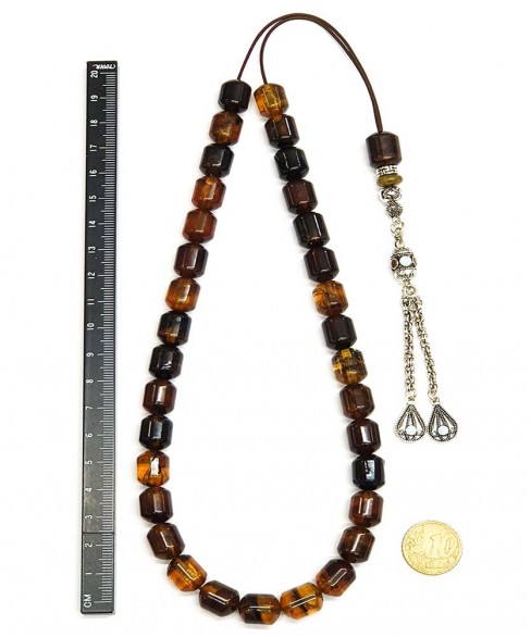 Κομπολόι 33άρι από Κεχριμπάρι KOM12774