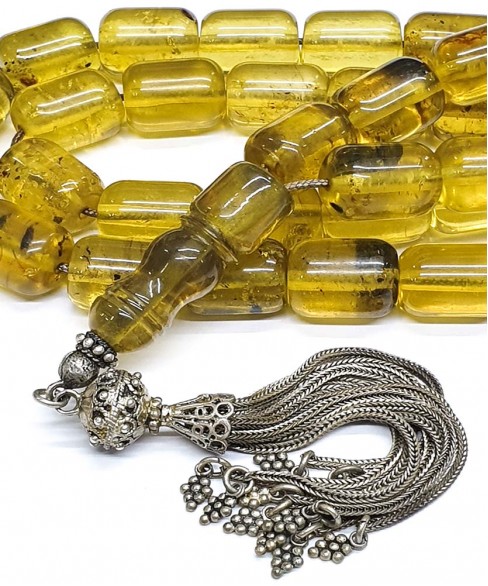 Κομπολόι 33άρι από Κεχριμπάρι Αγίου Δομίνικου KOM12698