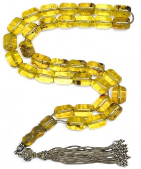 Κομπολόι 33άρι από Κεχριμπάρι Αγίου Δομίνικου KOM12698