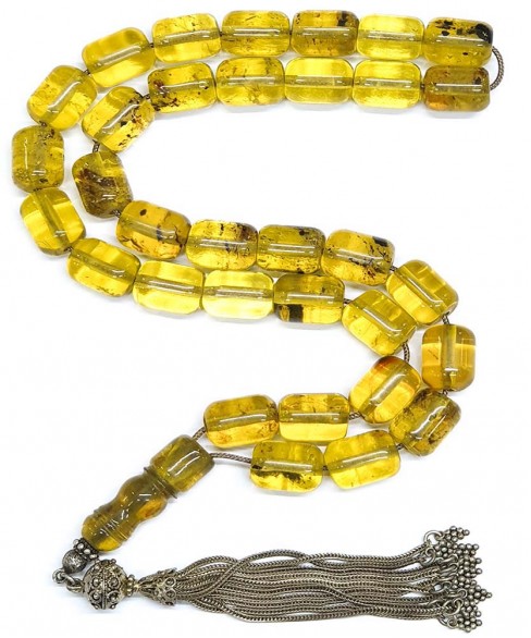 Κομπολόι 33άρι από Κεχριμπάρι Αγίου Δομίνικου KOM12698