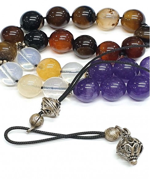 Κομπολόι από Ορυκτή Πέτρα KOM12647