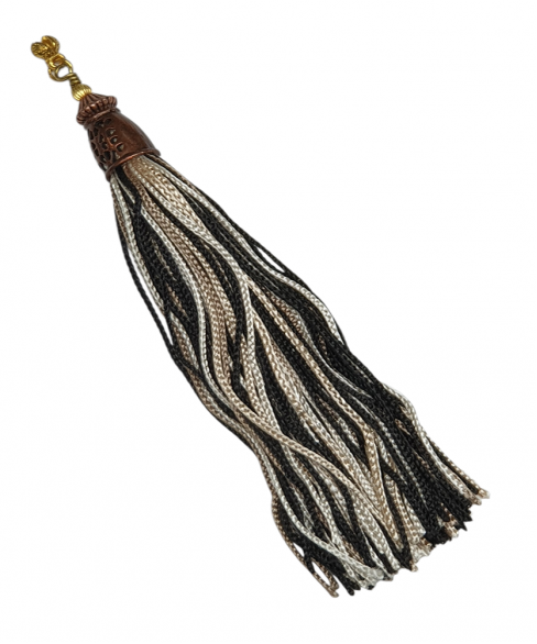 Χειροποίητη υφασμάτινη φούντα για κομπολόι AKS10421