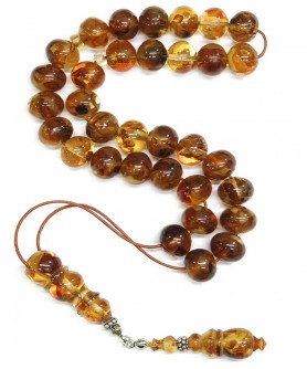 Κομπολόι 33άρι από Κεχριμπάρι Μωσαϊκό KOM12632