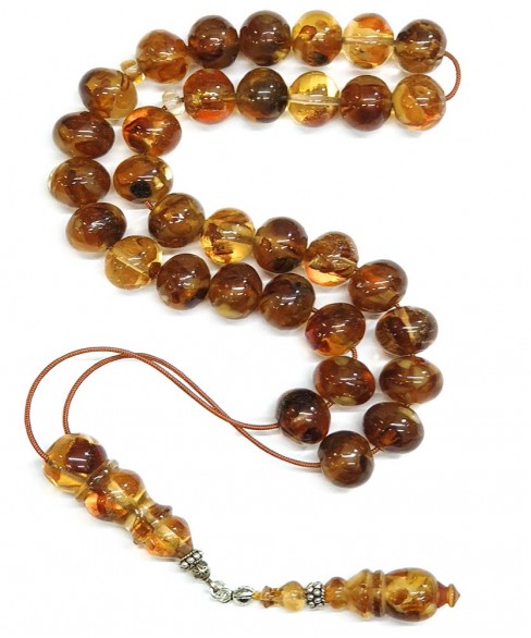 Κομπολόι 33άρι από Κεχριμπάρι Μωσαϊκό KOM12632