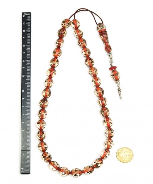 Worry Beads Artificial Resin 33 beads KOM12630