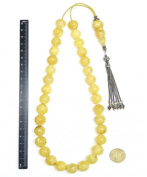 Κομπολόι 33άρι από Κεχριμπάρι KOM12472