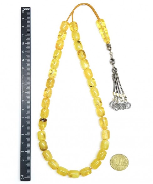 Κομπολόι 33άρι από Κεχριμπάρι KOM12473