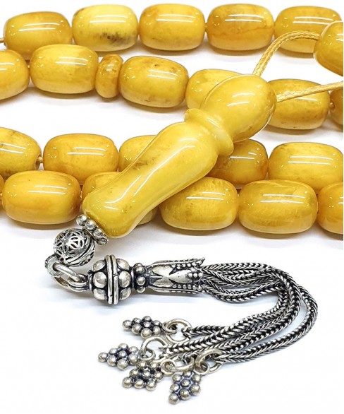 Κομπολόι 33άρι από Κεχριμπάρι KOM12474