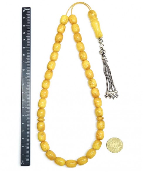 Κομπολόι 33άρι από Κεχριμπάρι KOM12474