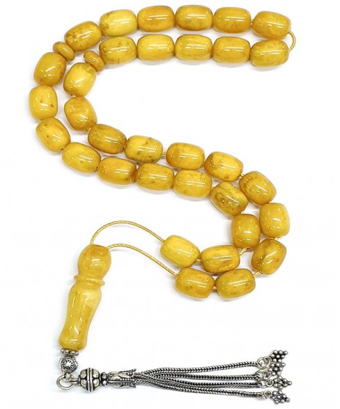 Worry Beads Amber 33 beads KOM12474