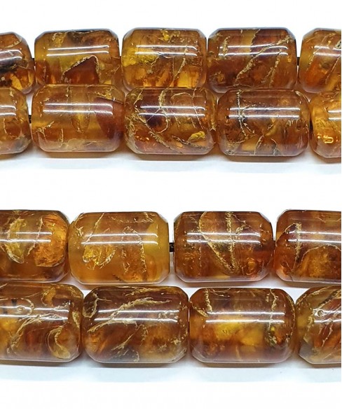 Κομπολόι από Κεχριμπάρι Μωσαϊκό KOM12352