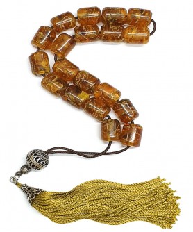 Κομπολόι από Κεχριμπάρι Μωσαϊκό KOM12352