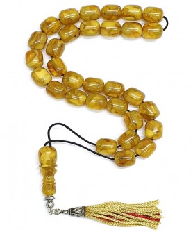 Κομπολόι από Κεχριμπάρι Μωσαϊκό KOM12341