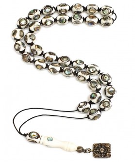 Κομπολόι 33άρι από Ελεφαντόδοντο με Γιούσουρι και Φίλντισι KOM12222