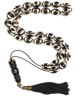 Κομπολόι 33άρι από Ελεφαντόδοντο με Γιούσουρι KOM12221