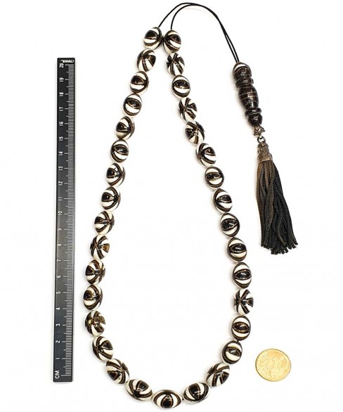 Κομπολόι 33άρι από Ελεφαντόδοντο με Γιούσουρι KOM12221