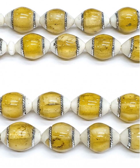 Κομπολόι 33άρι από Κόκκαλο Καμήλας με Κεχριμπάρι KOM12223