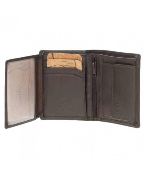 Δερμάτινο Ανδρικό Πορτοφόλι LAVOR 1-3770 DARK BROWN