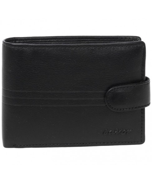 Δερμάτινο Ανδρικό Πορτοφόλι LAVOR 1-3653 BLACK