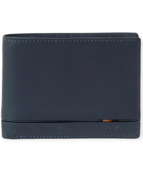 Δερμάτινο Ανδρικό Πορτοφόλι LAVOR 1-6084 BLUE