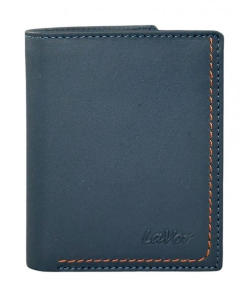 Δερμάτινο Ανδρικό Πορτοφόλι LAVOR 1-6089 BLUE