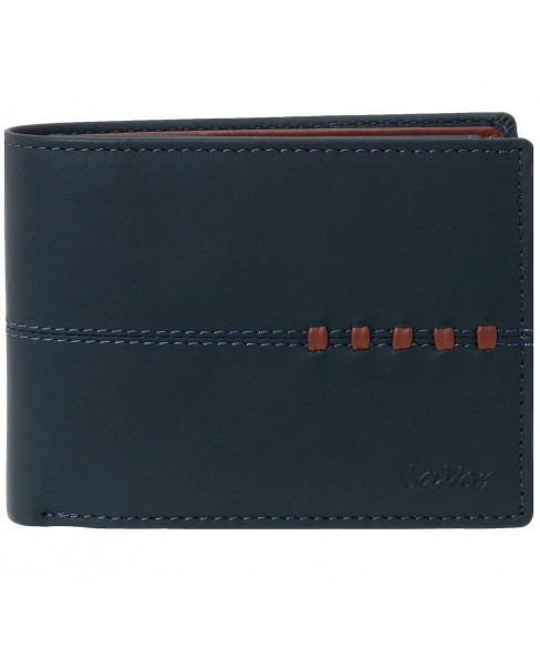 Δερμάτινο Ανδρικό Πορτοφόλι LAVOR 1-5923 BLUE