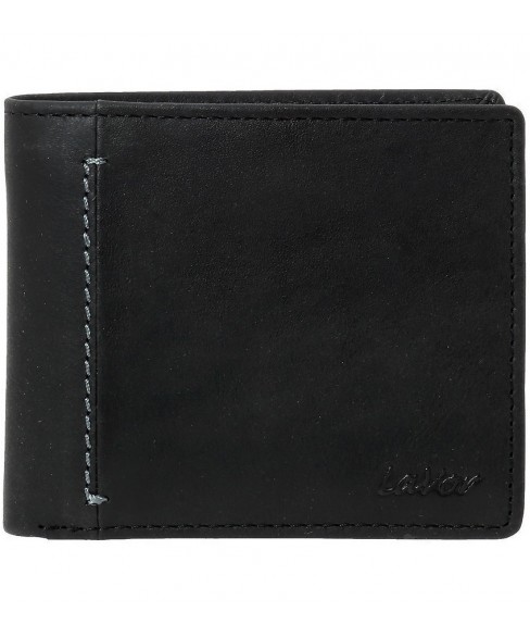 Δερμάτινο Ανδρικό Πορτοφόλι LAVOR 1-6065 BLACK