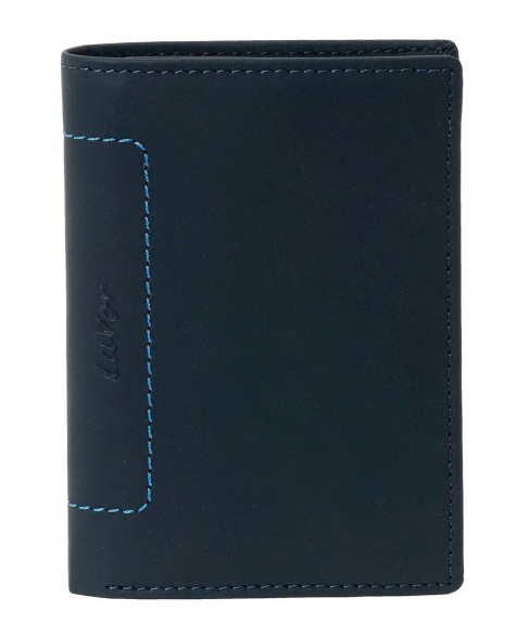 Δερμάτινο Ανδρικό Πορτοφόλι LAVOR 1-6057 BLUE