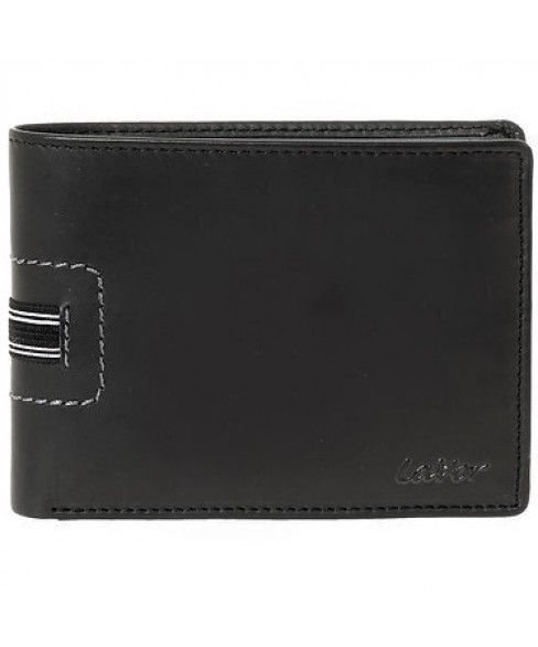 Δερμάτινο Ανδρικό Πορτοφόλι LAVOR 1-6086 BLACK