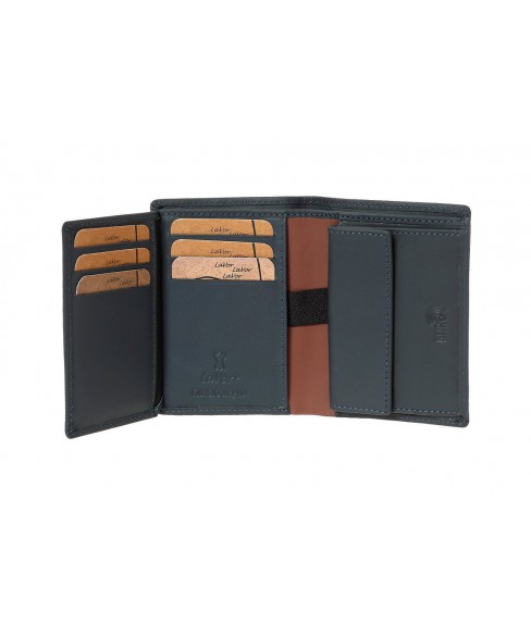 Δερμάτινο Ανδρικό Πορτοφόλι LAVOR 1-6087 BLUE