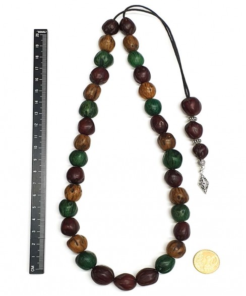 Κομπολόι 33άρι από Μοσχοκάρυδο KOM12184