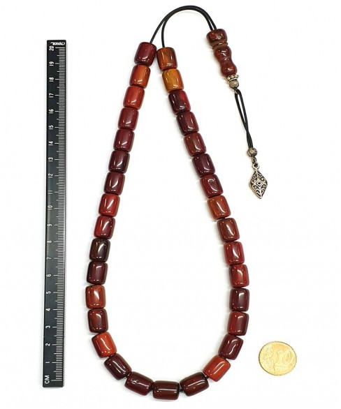 Worry Beads Artificial Resin 33 beads KOM12179