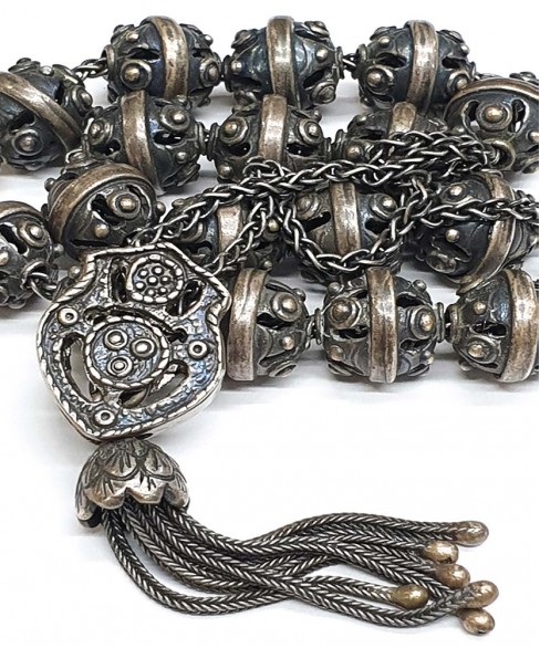 Κομπολόι από Ασήμι 925 KOM12157