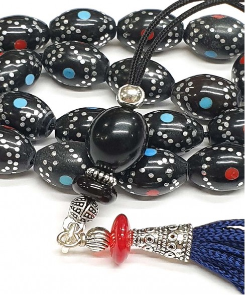 Κομπολόι από Έβενο KOM12095