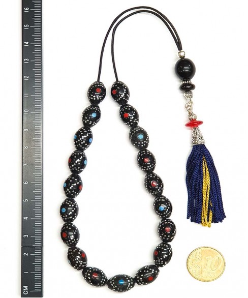 Κομπολόι από Έβενο KOM12095