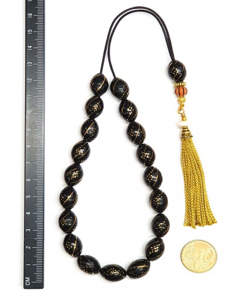 Κομπολόι από Έβενο KOM12096