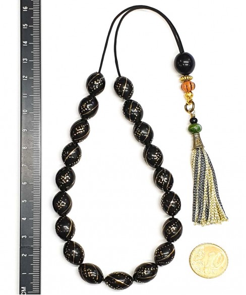 Κομπολόι από Έβενο KOM12097