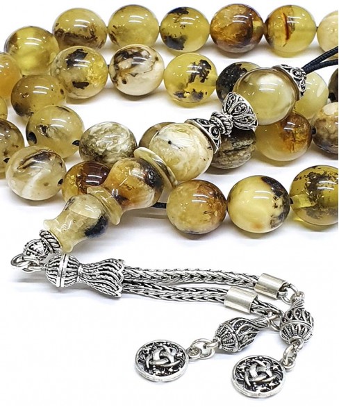 Κομπολόι 33άρι από Κεχριμπάρι KOM11894