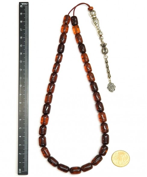 Κομπολόι 33άρι από Κεχριμπάρι KOM11879