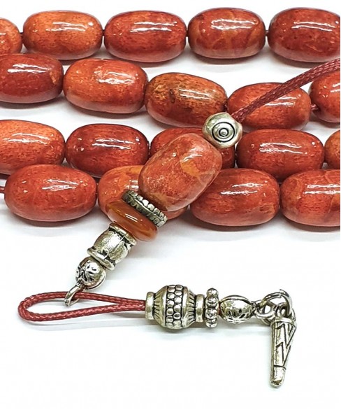 Κομπολόι από Μηλοκόραλο KOM11805