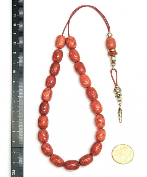 Κομπολόι από Μηλοκόραλο KOM11805