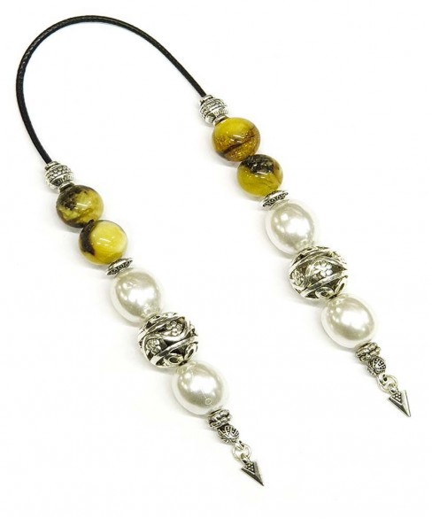 Μπεγλέρι από Κεχριμπάρι και Μαργαριτάρι BEG10282