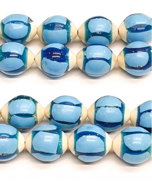 Κομπολόι από Κόκκαλο Καμήλας με Ορυκτό Τιρκουάζ KOM11782