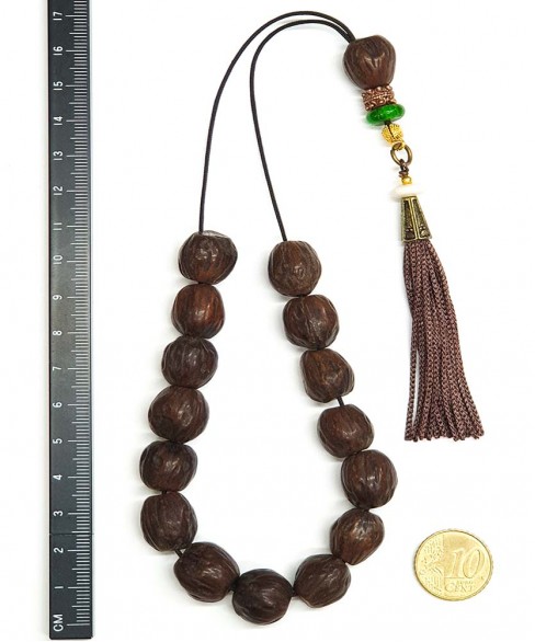 Κομπολόι από Μοσχοκάρυδο KOM11749