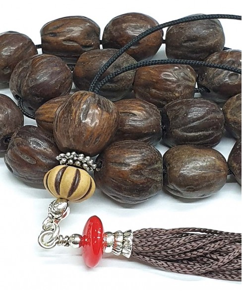 Κομπολόι από Μοσχοκάρυδο KOM11751