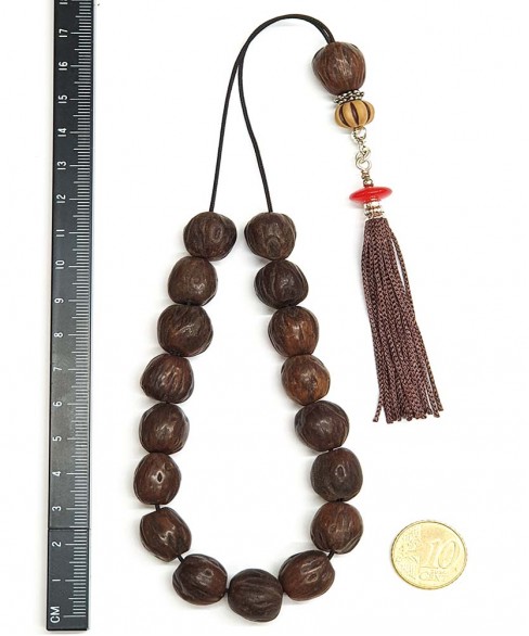 Κομπολόι από Μοσχοκάρυδο KOM11751