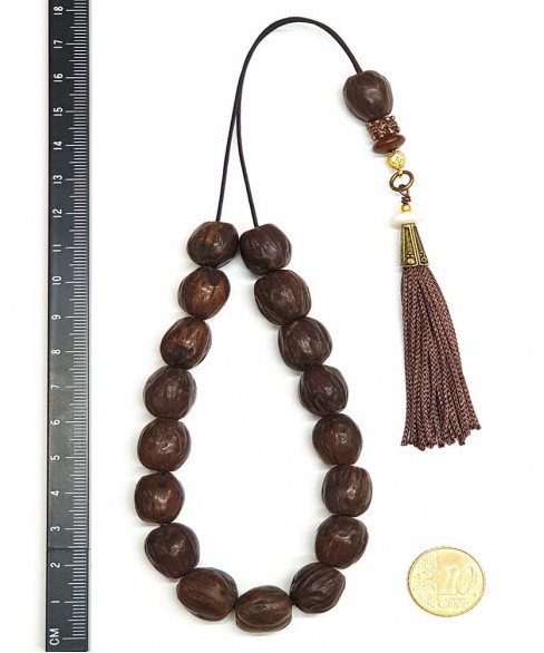 Κομπολόι από Μοσχοκάρυδο KOM11752