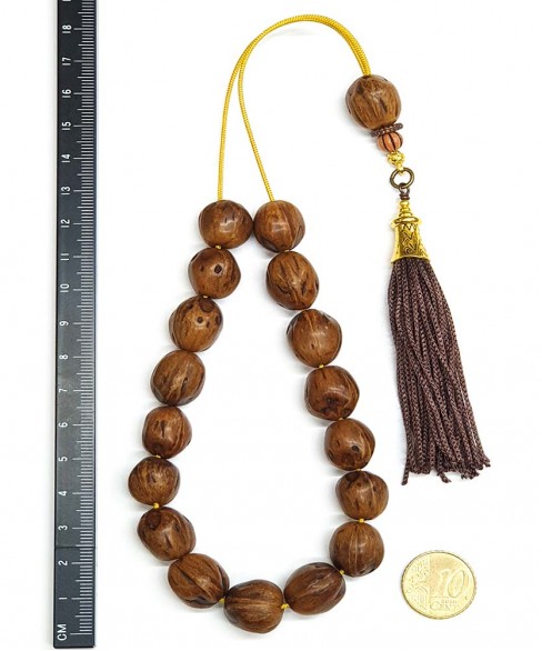 Κομπολόι από Μοσχοκάρυδο KOM11753